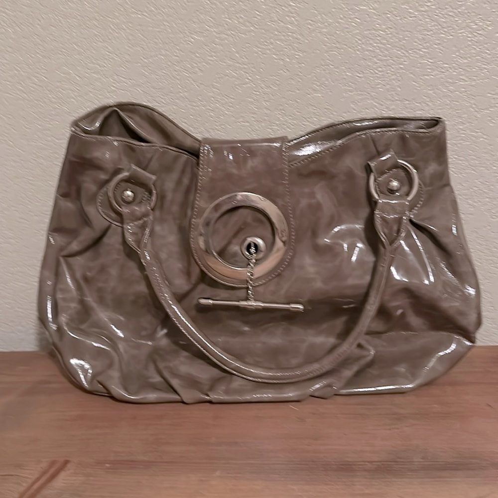EUC patent leather purse